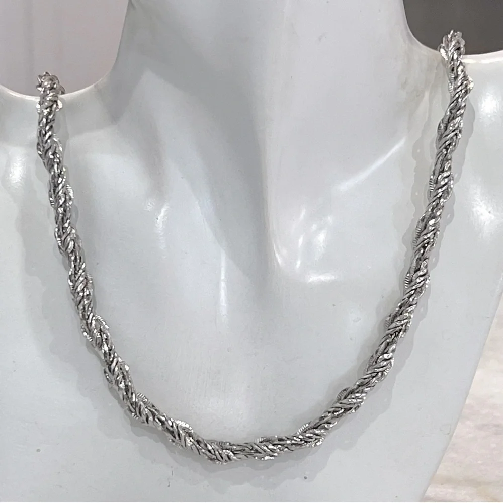 Men’s 6mm 24” Stainless Steel Twisted Link Chain